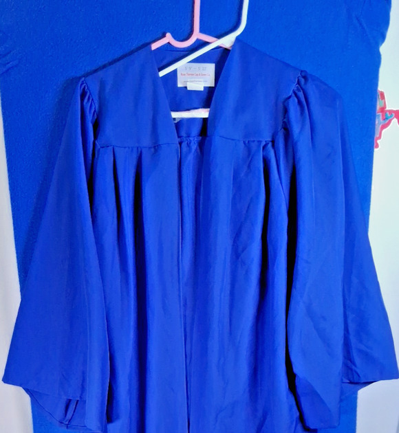 Unbranded Other - Royal Blue Graduation Gown Robe size 5'9" - 5'11" Unisex High School College